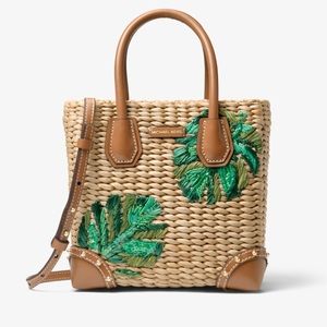 Michael Kors Malibu Palm Embroidered Crossbody